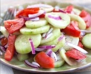 Marinated, Cucumbers, Onions, & Tomatoes – Easy Family Recipes